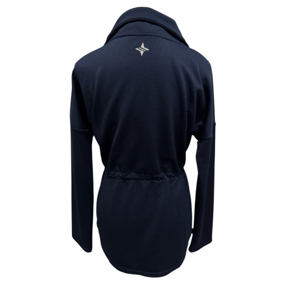 NWOT TUCKERNUCK TNUCK SPORT Navy Cinched Natalie Quarter Zip Sz XS - Picture 8 of 12